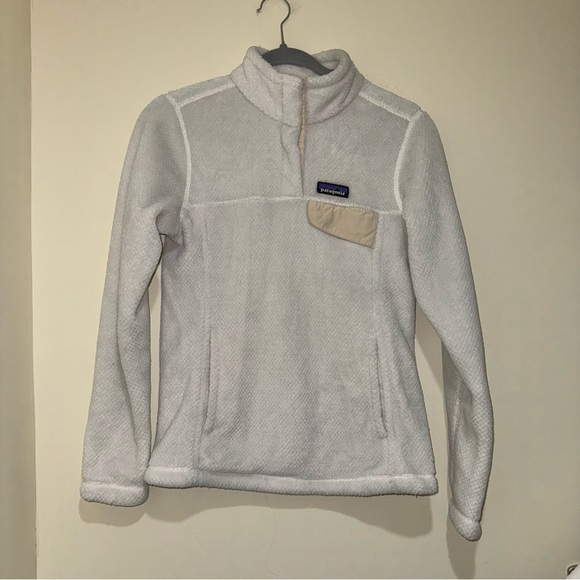 Patagonia Jackets & Blazers - Women’s Patagonia Brand Retool Snap T Fleece Pullover Ivory White Jacket Size: S